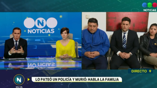 La familia del hombre muerto por la patada de un policía se enteró al ver el video