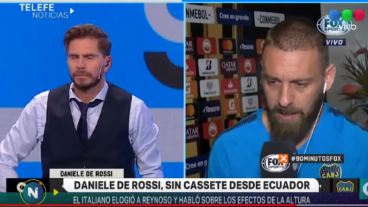 De Rossi: "quería sentirme vivo, feliz, y Boca era la respuesta"