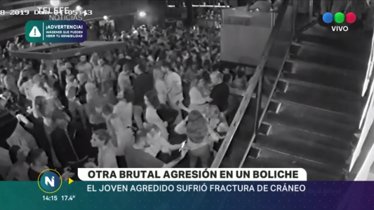 Violencia en la noche: le fracturaron el cráneo de una piña en un boliche