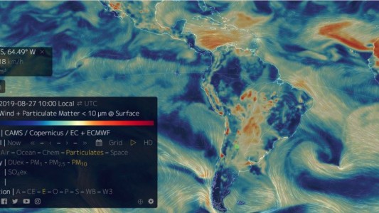 Recomiendan tomar precauciones por partículas de cenizas en el aire de Córdoba