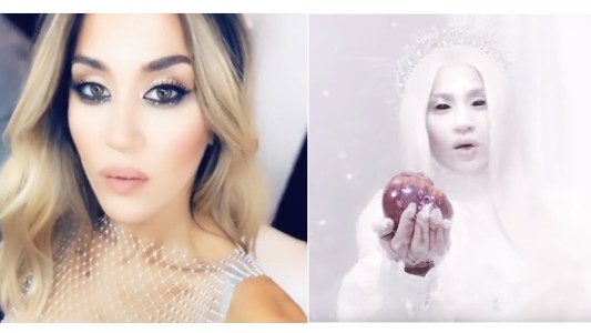 Topless debajo de una remera de red: infartante vestido de Jimena Barón para estrenar "Dos Corazones"