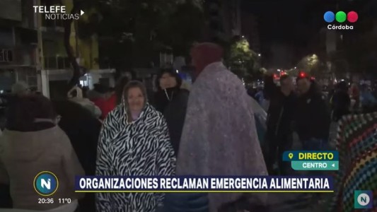 Sobre la Chacabuco, acampan para pedir la emergencia alimentaria nacional