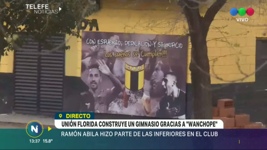 Unión Florida tendrá nuevo gimnasio gracias a "Wanchope" Ábila