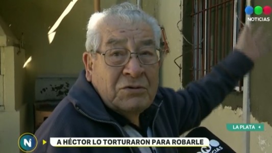 La Plata: violento robo a un anciano de 86 años