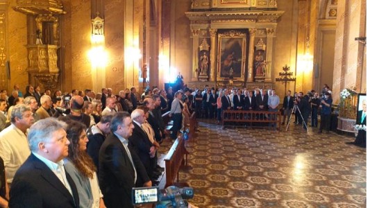 A un año de la muerte de José Manuel de la Sota, se celebró una misa en la Catedral de Córdoba