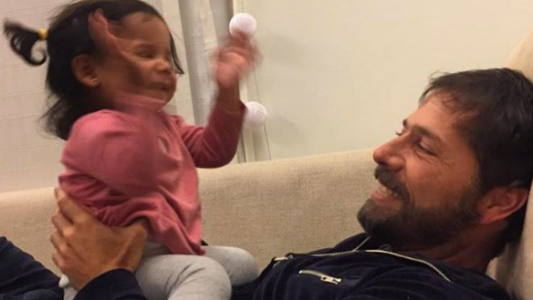 La conmovedora historia del novio de Luis Novaresio: Braulio Bauab tiene una hija en copaternidad