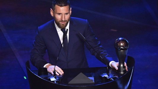 Messi ganó por primera vez el premio The Best a mejor jugador