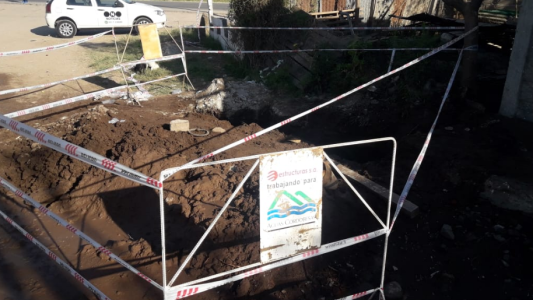 Una familia de José Ignacio Díaz 3 sección denunció que la rotura de un caño destruyó su casa