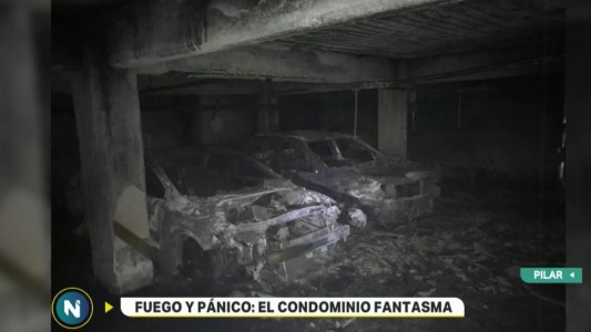 Buenos Aires: 60 evacuados y 19 autos quemados por incendio en condominio