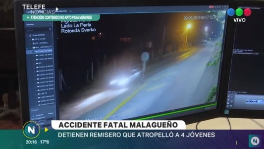 VIDEO: así se fugaba el conductor que atropelló, mató y huyó en Malagueño