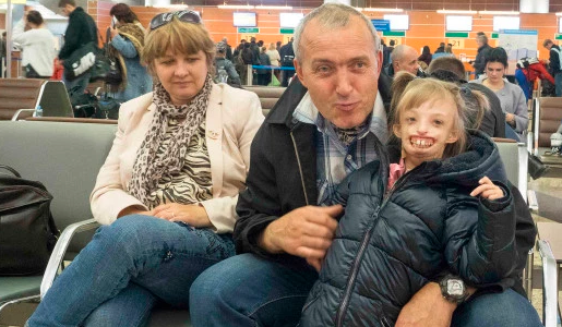 La nena que nació sin la mitad de la cara pudo sonreír por primera vez