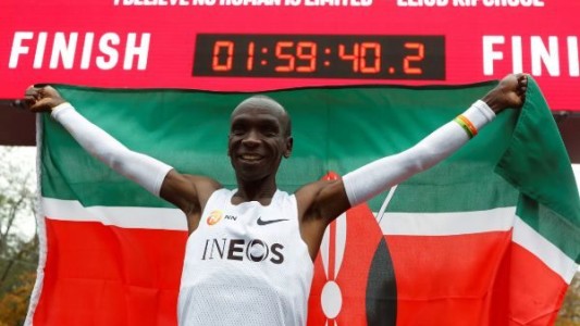 Hazaña: Eliud Kipchoge, el primer hombre en correr la maratón en menos de dos horas