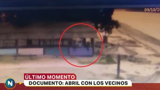 Video: así se llevaron a Abril los vecinos detenidos