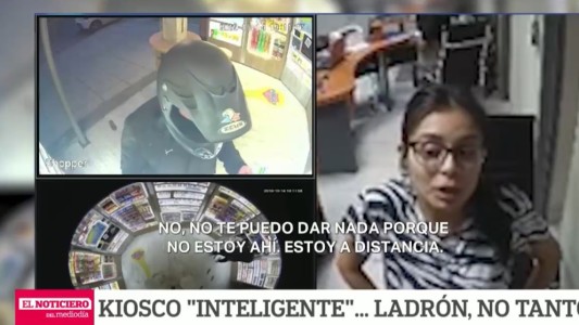 El desconcierto de un ladrón que fue a robar a un "kiosco inteligente"