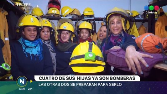 Madre ejemplar: Una bombera voluntaria y sus seis hijas