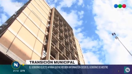 Transición municipal: el gobierno electo denuncia que Mestre no coopera con información