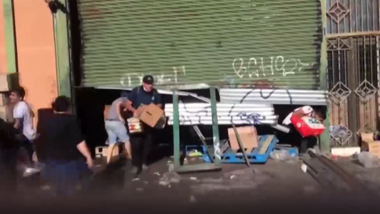 Chile: saqueos en Valparaíso