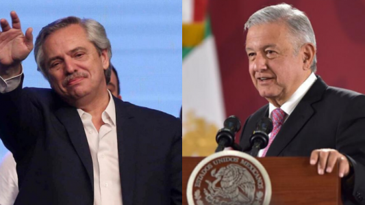 Alberto Fernández se reúne con López Obrador en México