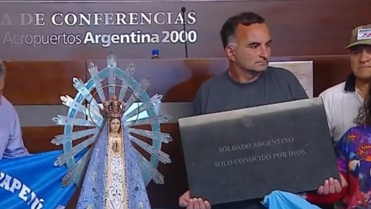 Emotivo retorno de la Virgen de Luján que estuvo en Malvinas durante 37 años