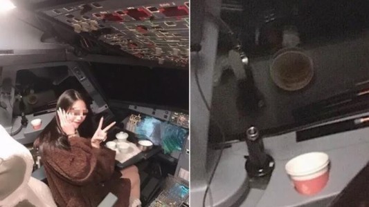 Sanción: la foto que le costó el trabajo a un piloto