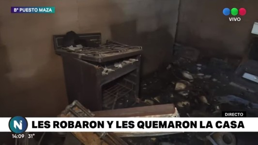 Mientras festejaban los 15 de su hija, les robaban e incendiaban la casa