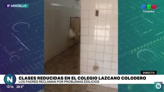 Sin agua y con problemas en los baños en el colegio Lascano Colodrero