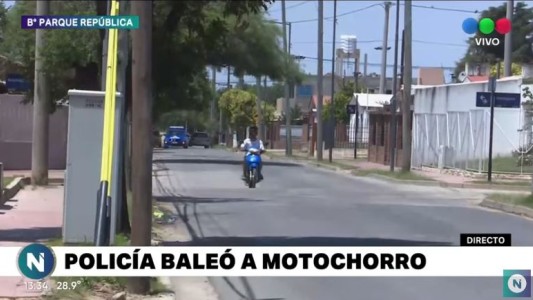 Un policía hirió a un motochorro y frustró un robo
