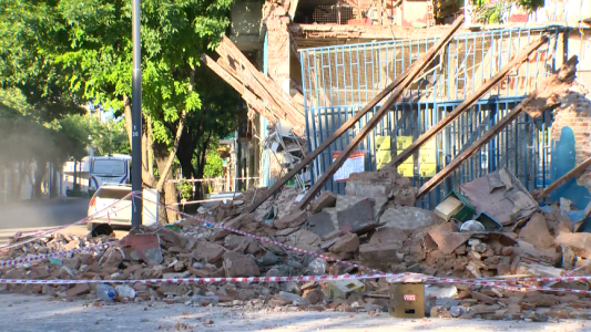 VIDEO: explosión y derrumbe en un supermercado chino