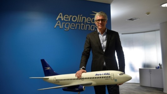 Traspaso: renunció el presidente de Aerolíneas Argentinas, Luis Malvido