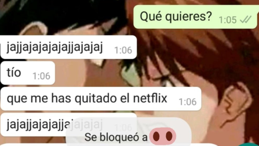 Su ex le mandó un WhatsApp para pedirle la contraseña de Netflix y se volvió viral