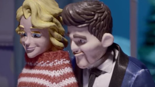 VIDEO: Luisana Lopilato y Michael Bublé, en versión plastilina