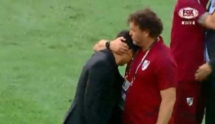 El dolor del "muñeco" Gallardo tras la derrota frente a Flamengo