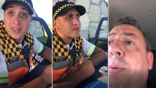 Córdoba: la discusión entre un turista y un policía por una multa que se volvió viral