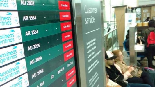 Mañana habrá complicaciones en los vuelos por un paro de operarios aeronáuticos