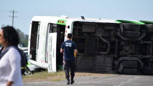 El desgarrador audio de una nena segundos después del accidente del micro en la ruta 2