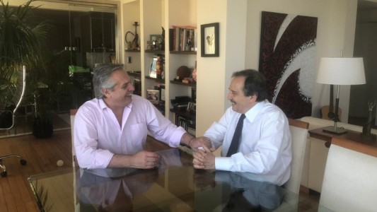 Alberto Fernández se reunió con Ricardo Alfonsín