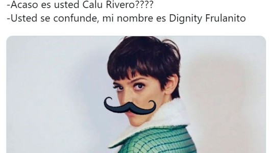 Calu Rivero se cambió el nombre y estallaron los memes