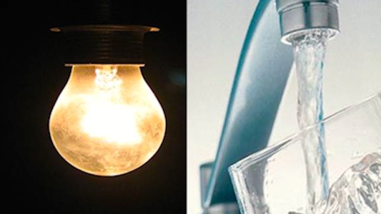 Aumentos en las facturas de agua y luz desde enero 2020