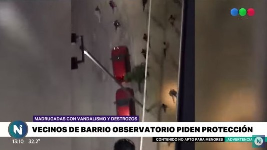 Fin de semana de furia en barrio Observatorio: la palabra de los vecinos