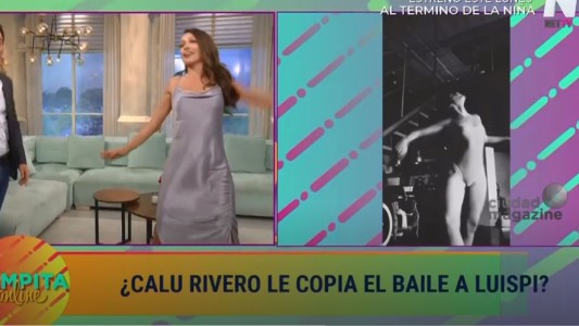 Desopilante: Pampita imitó el baile de Calu Rivero y estallaron las redes
