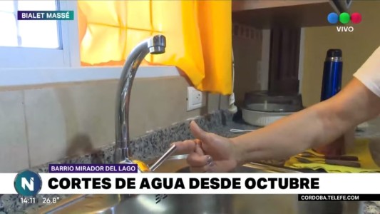 Bialet Massé sin agua más de la mitad de la semana