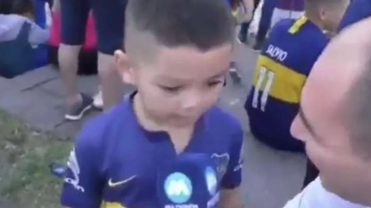 Viral: el nene estaba festejando el Día del Hincha de Boca pero...