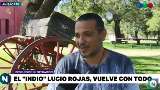 La emotiva entrevista con el "Indio Rojas", ya recuperado de su problema de salud