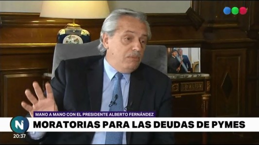 Fernández: "Las PYMES estan en una situación muy crítica. Se endeudaron mucho con el Estado, dejaron de pagar impuesto"