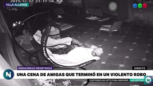 Una cena con amigas terminó en un violento asalto en Villa Allende