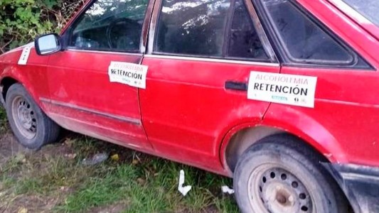 Un conductor superó la medida máxima de alcohol que puede registrar el alcoholímetro