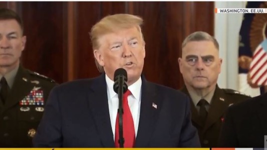 Donald Trump aseguró que no hubo soldados muertos en el ataque de Irán a la base de Estados Unidos