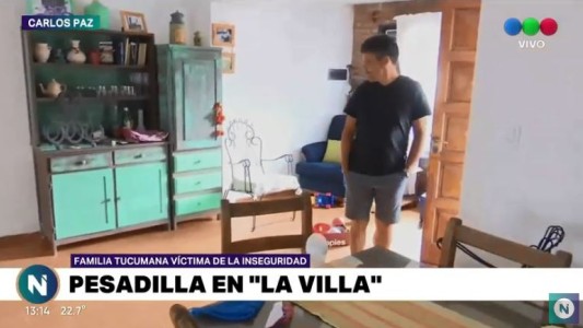 Pesadilla en Carlos Paz, los asaltaron mientras dormían