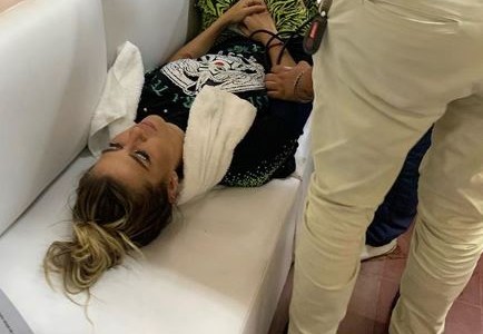 Jimena Barón se descompensó después de su show y tuvo que ser atendida