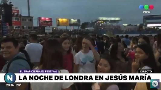 Furor por Paulo Londra en la última noche del festival